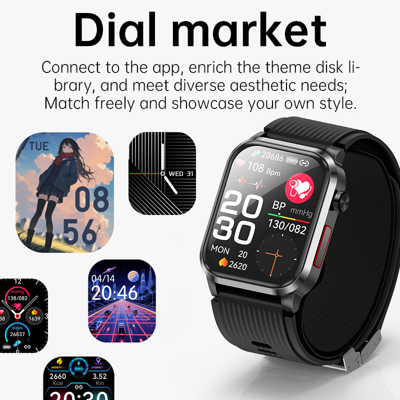 P300pro BT Call Air Pump Airba - Fall Detection Watch incelemesi ve fiyatı