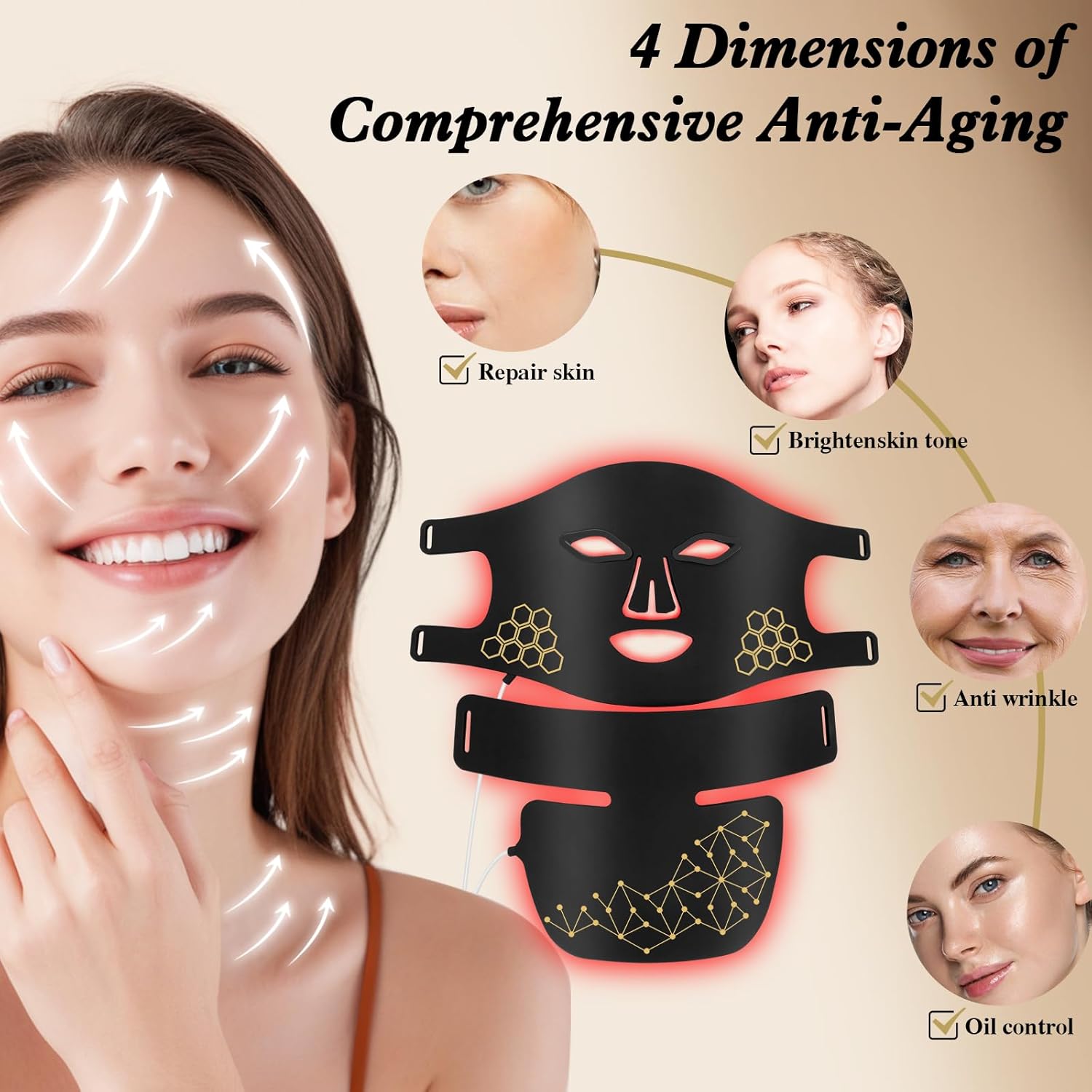 Red Light Therapy for Face and - Galvanic Skin Sensor incelemesi ve fiyatı