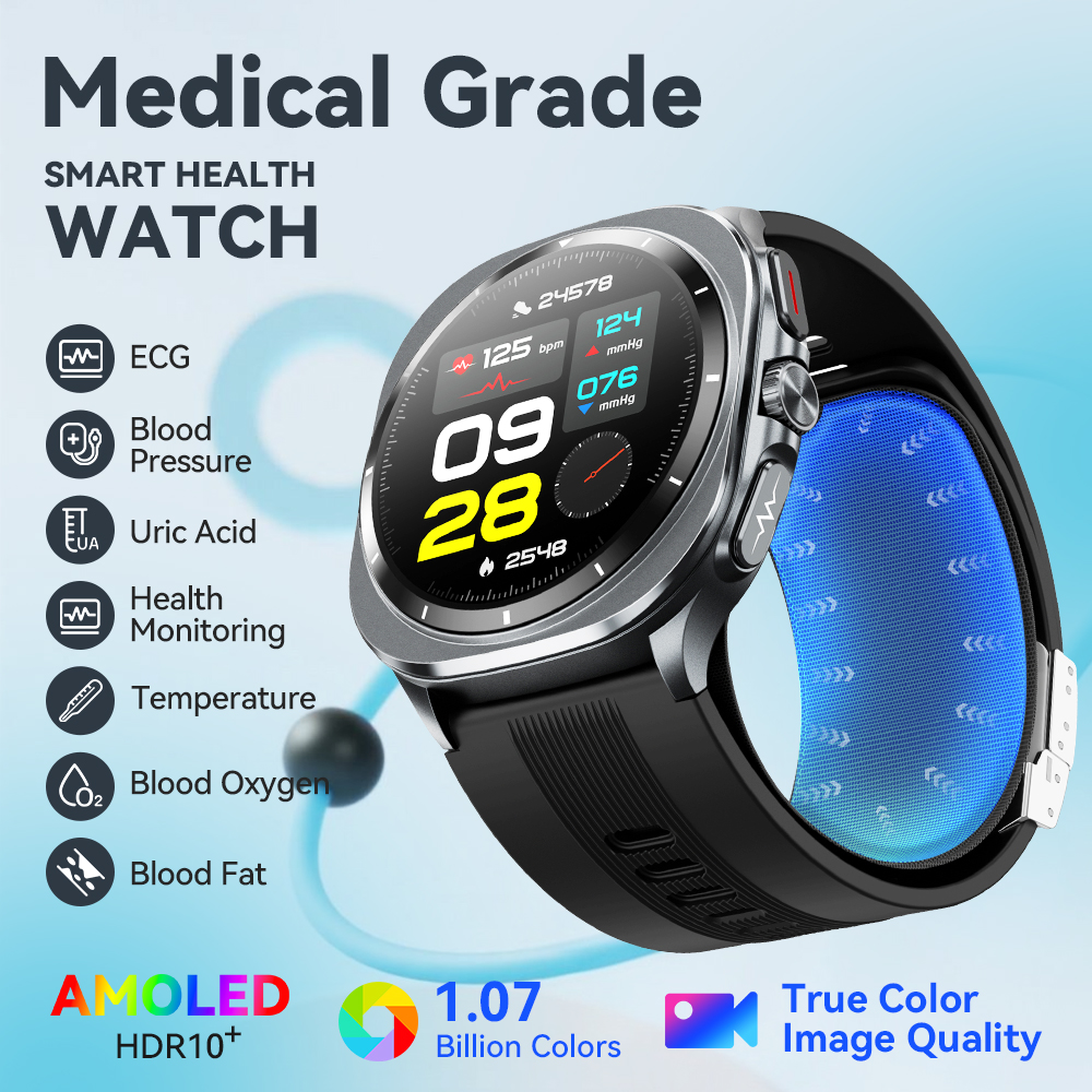 NOYAFA New ECG+PPG Blood Fat U - Fall Detection Watch incelemesi ve fiyatı