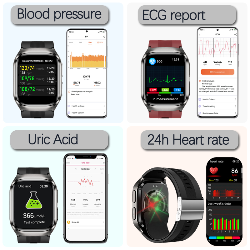 2026 New Blood Pressure Air Pu - Fall Detection Watch incelemesi ve fiyatı