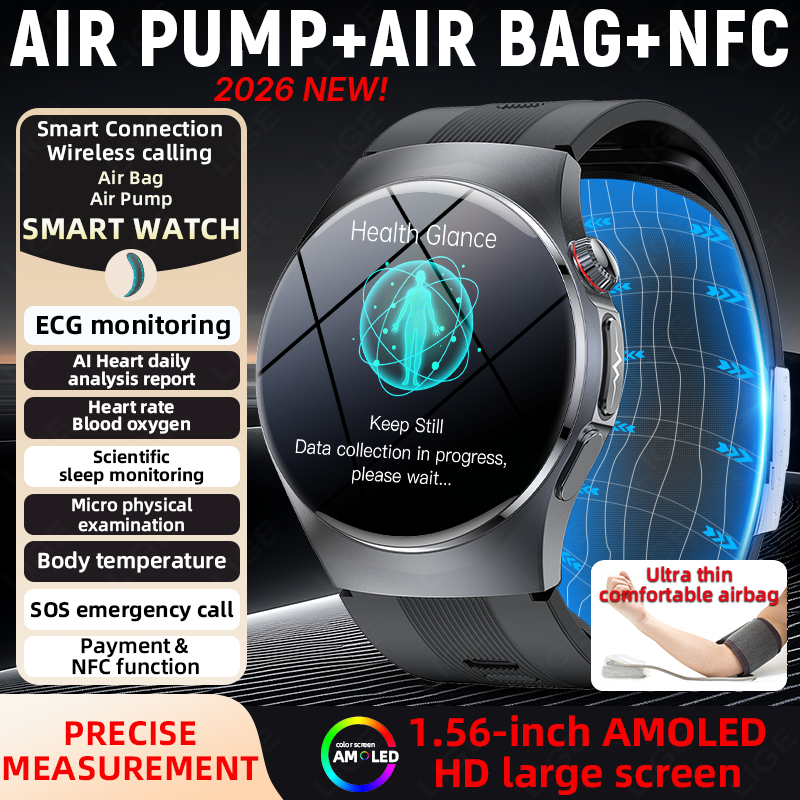 LIGE New Airbag Air Pump Accur - Fall Detection Watch incelemesi ve fiyatı